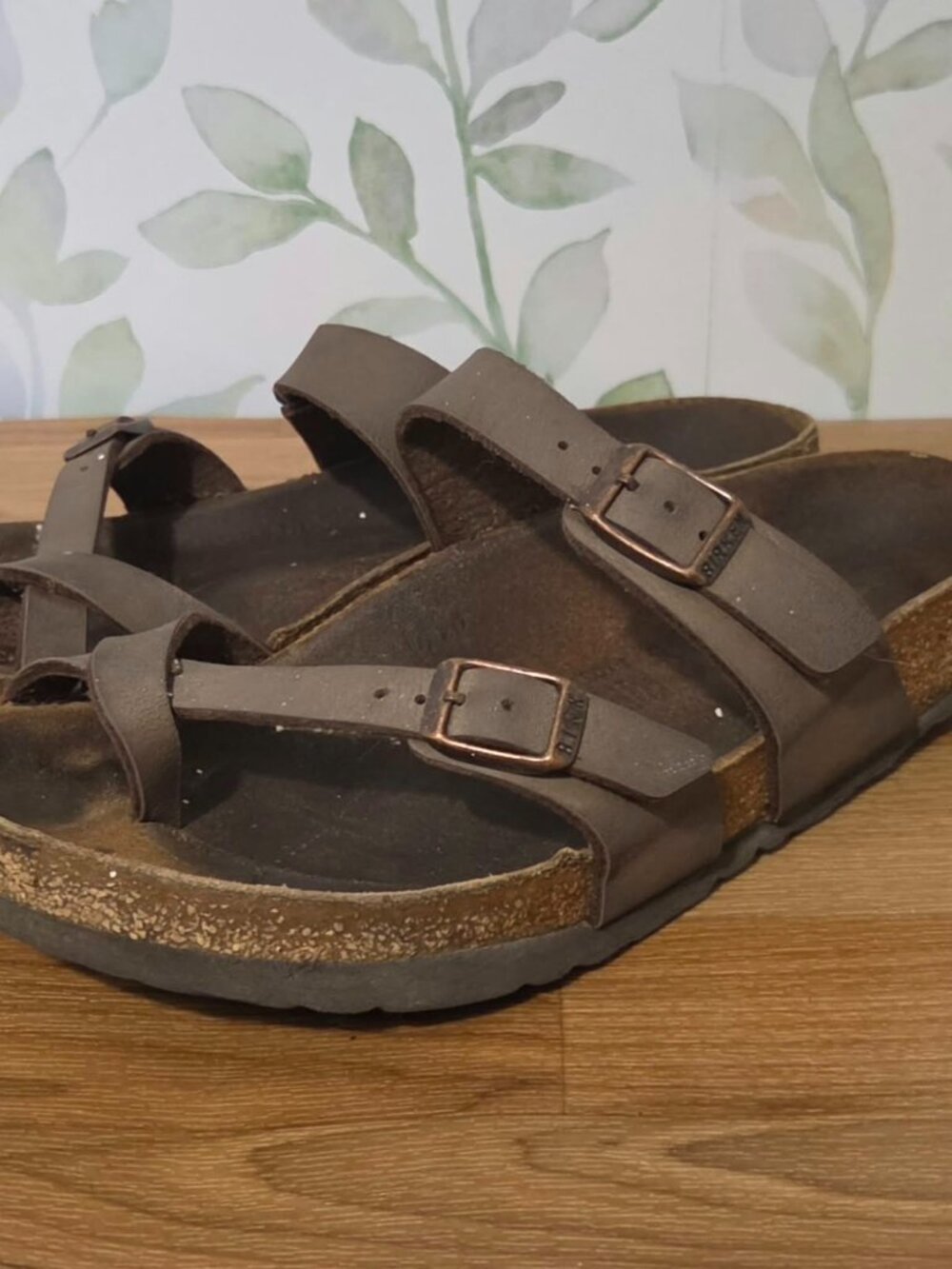 Birkenstock Mayari Mocha Birkibuc Sandals - Size 7.5